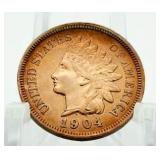 1904 Gem BU Indian Head Cent