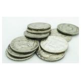 (10) Franklin Silver Halves