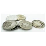 (8) Mix Grade Morgan & Peace Silver Dollars