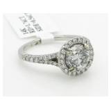 14kt Gold Brilliant 2.32 ct Diamond Solitiare Ring