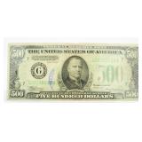 Series of 1934 $500 Federal Reserve Bank Note