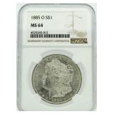 1885-O MS64 Morgan Silver Dollar