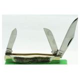 Hen & Rooster Stag Handle Stockman Knife