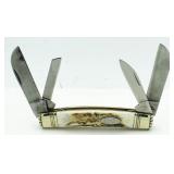 Chimney Rock Genuine Stag 4 Blade Congress Knife