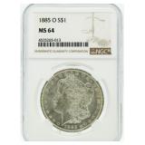 1885-O MS64 Morgan Silver Dollar