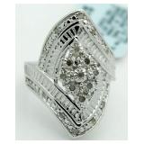 Marquise Cut Diamond Dinner Ring