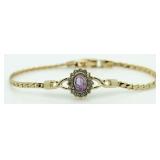 Genuine 2.00 ct Amethyst Royale Bracelet