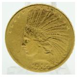 1914-D Indian $10 Gold Piece