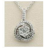 Brilliant 1/2 ct Diamond Designer Pendant