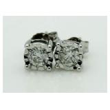 Brilliant 1/2 ct Diamond Solitaire Earrings