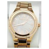 Liz Claiborne Mother Of Pearl Designer Watch