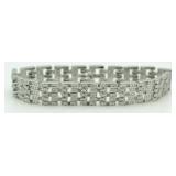 Panther Link 1.00 ct Diamond Tennis Bracelet