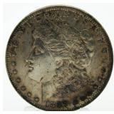 1887 AU Morgan Silver Dollar *Toned