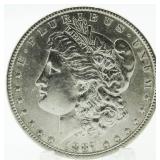 1887 Choice BU Morgan Silver Dollar