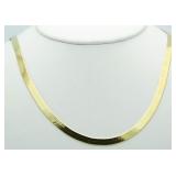 Harringbone 30" Sterling Silver Necklace