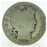 1903-O Barber Silver Half Dollar