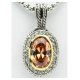 Genuine Citrine Fashion Pendant