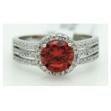 Brilliant 2.50 ct Ruby Solitaire Ring