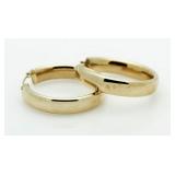 14kt Gold XX-Large Hoop Earrings