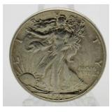 1942 BU Walking Liberty Silver Half Dollar