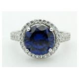 Round 3.60 ct Tanzanite Solitaire Ring