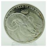 2015 Year Of The Ram Silver Coin