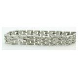 Panther Link 1.00 ct Diamond Tennis Bracelet