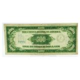 Federal Reserve $500 Bank Note