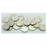 (19) BU Roosevelt Silver Dimes