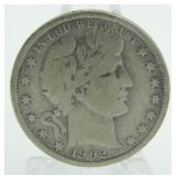 1902 Barber Silver Half Dollar