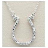 Stunning Diamond Horseshoe Necklace