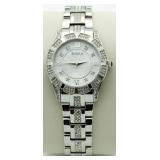 Bulova Ladies Diamond Dial Mother Of Pearl Watch