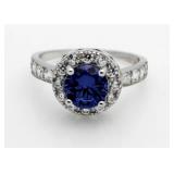 Round 2.00 ct Tanzanite Solitaire Ring