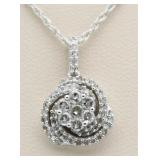 Brilliant 1/2 ct Diamond Designer Pendant