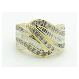 Large Diamond Accent Dinner Ring