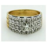 18kt Gold Brilliant 1.00 ct Diamond Ring