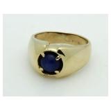 10kt Gold Star Sapphire Estate Ring