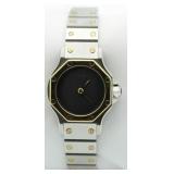 Ladies Cartier Santos Octagon 18kt Gold Watch