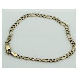 10Kt Gold Italian Link Bracelet