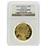 2006 -W PF69 $50 Gold Buffalo Ultra Cameo