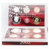 2002 US Mint Silver Proof Set