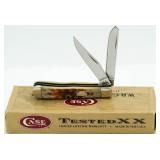 Case XX Amber Bone Peanut Knife