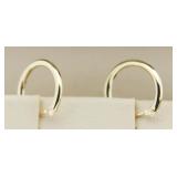 14kt Gold Hoop Earrings