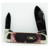 Case XX Raspberry Bone Elephant Toe Knife