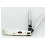 Case XX Delrin White Mini Trapper Knife