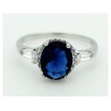 Oval 2.50 ct Sapphire Dinner Ring