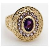 Elegant 2.50 ct Amethyst Royale Ring