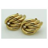 18sxkt Gold Quality Shell Designer Earrings