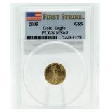 2005 MS69 First Strike $5 American Eagle