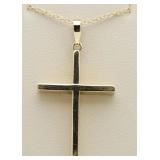 14kt Gold Large Cross Necklace